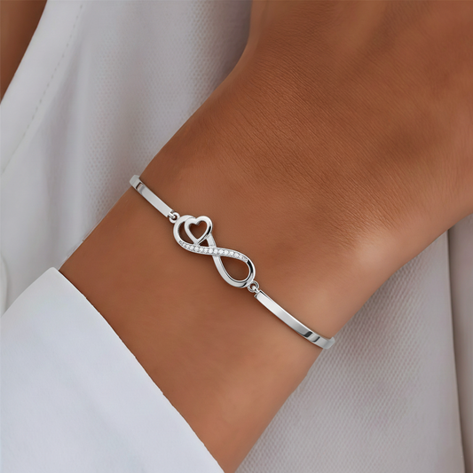 To My Granddaughter- Keep Me In Your Heart Infinity Bracelet