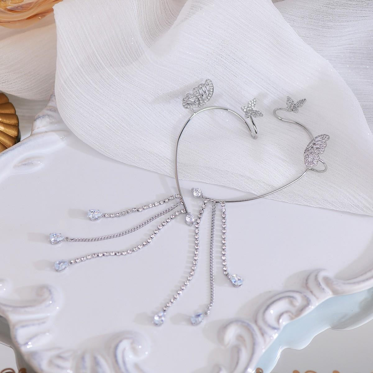 🎄CHRISTMAS HOT SALE❄-Butterfly Wing Tassel Earrings| PERFECT GIFT🎁