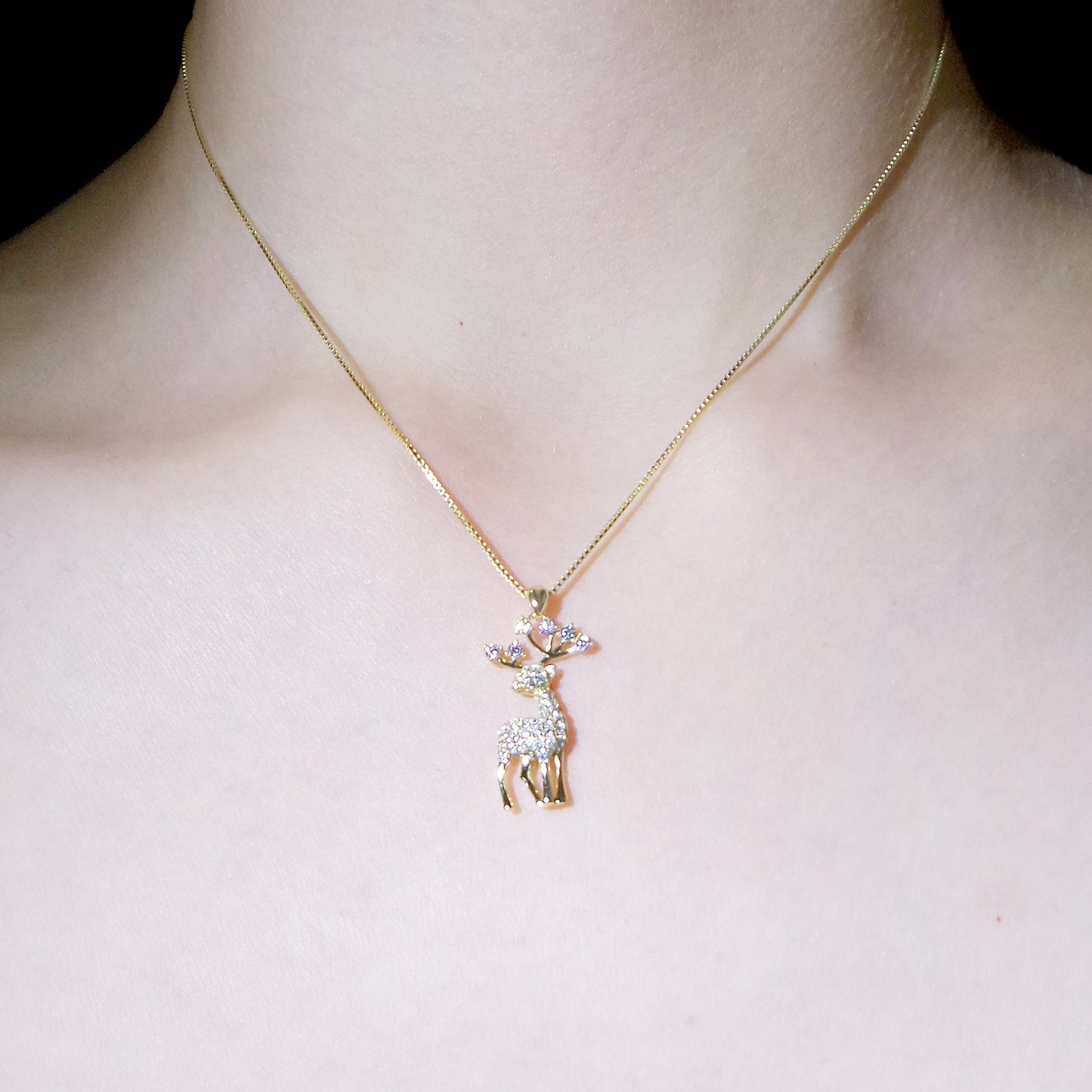 BLACK FRIDAY SALE 60% OFF✨S925 Reindeer Pendant Necklace