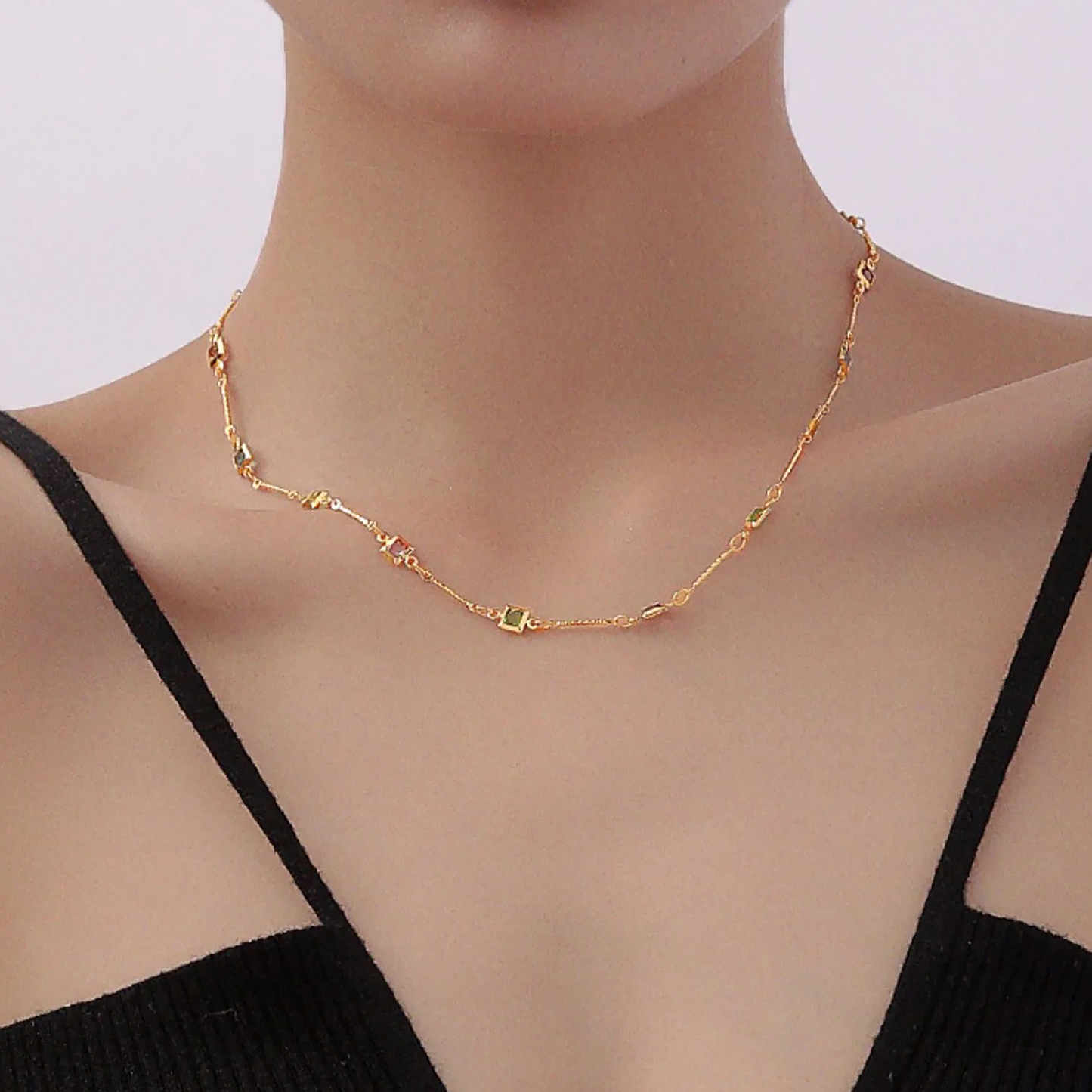 Elizabethe Necklace | 18k Gold Plated