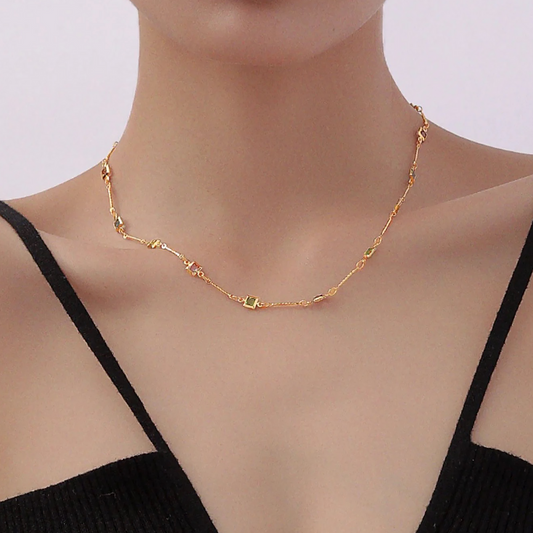 Elizabethe Necklace | 18k Gold Plated