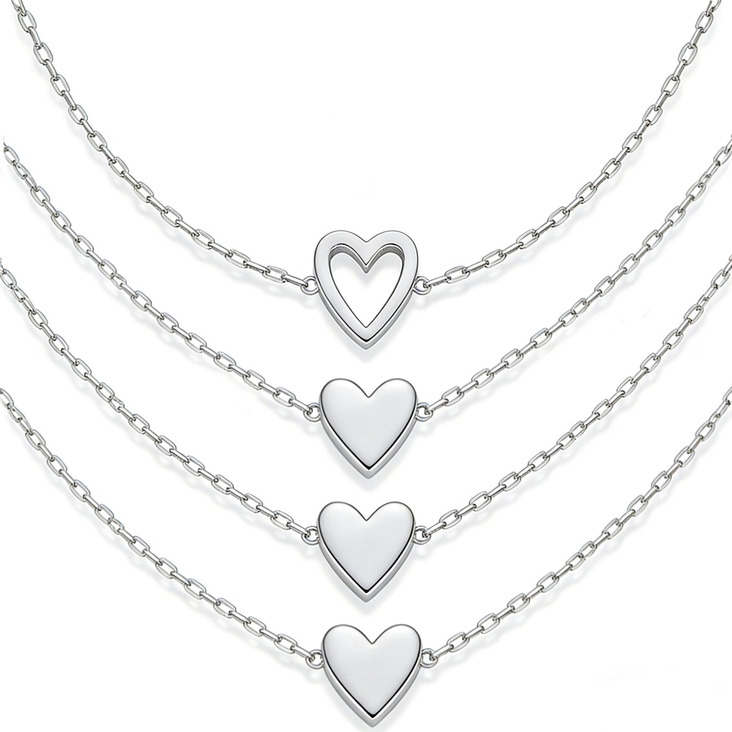 Mother & Daughter Forever Together Heart bracelet