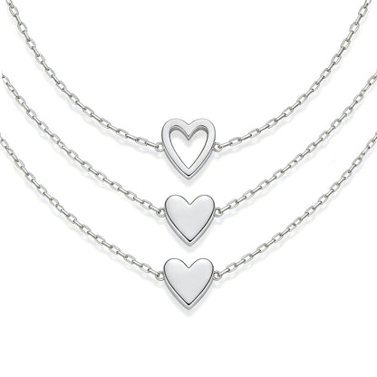 Mother & Daughter Forever Together Heart bracelet