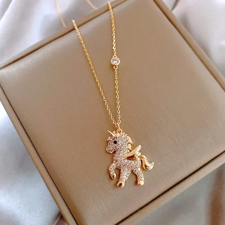 ✨Necklace with magical unicorn