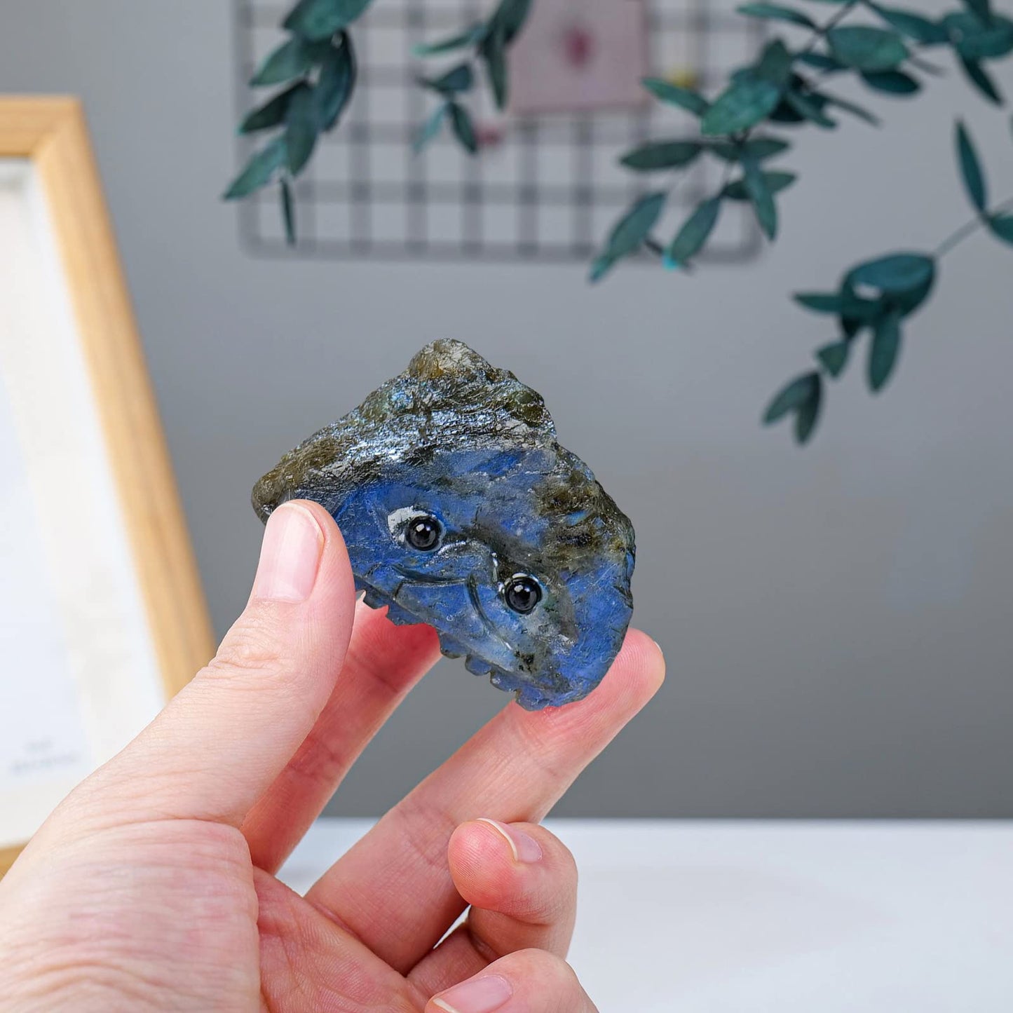 Natural Healing Gemstone Raw Crystal Stone Hedgehog Carving Crafts Decoration
