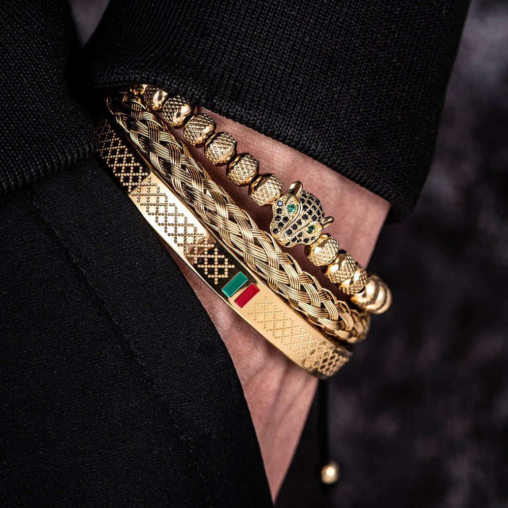 Leopard Deluxe Stripes Bracelets