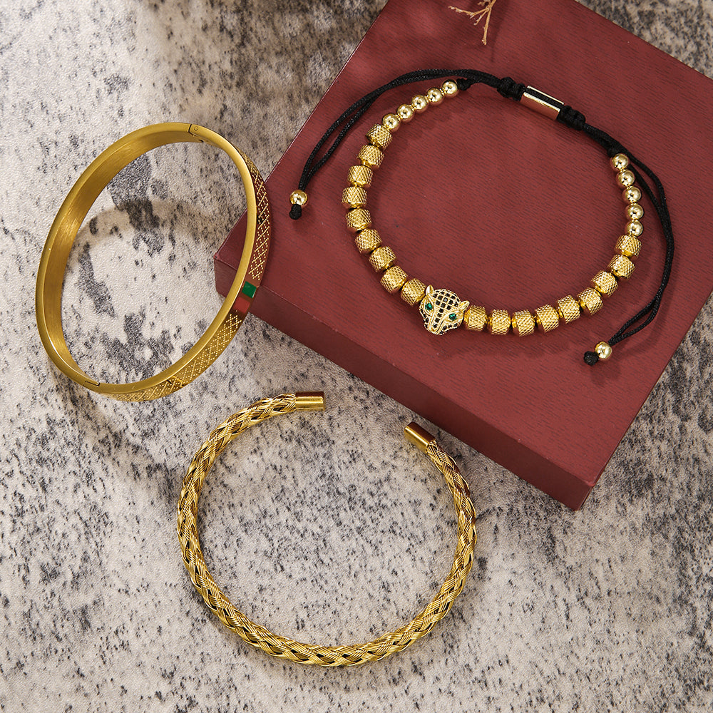 Leopard Deluxe Stripes Bracelets