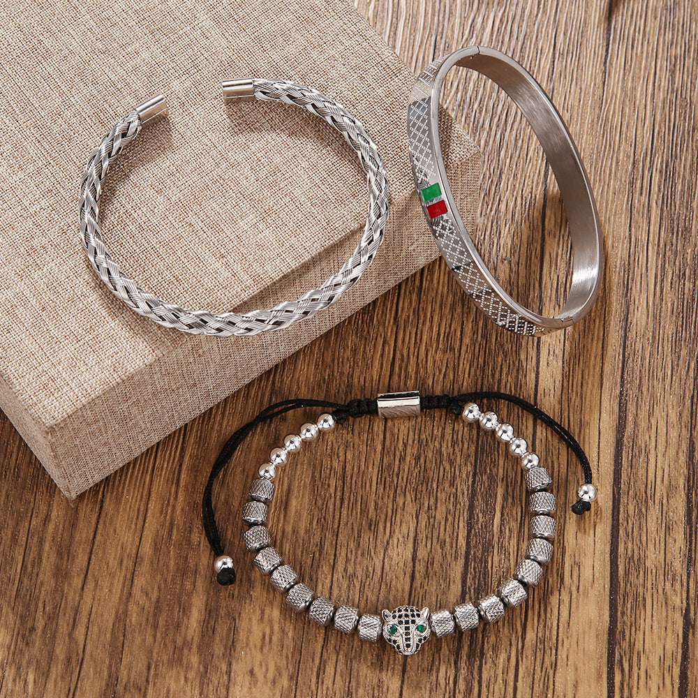 Leopard Deluxe Stripes Bracelets