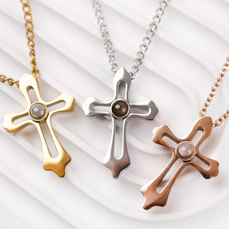 Personalized Projection Holy Bible Necklace