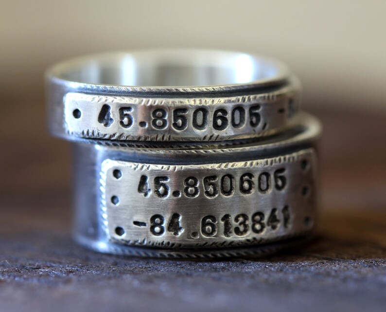 Wedding Ring Set Personalized Wedding Bands