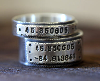 Wedding Ring Set Personalized Wedding Bands
