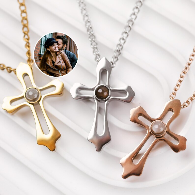 Personalized Projection Holy Bible Necklace