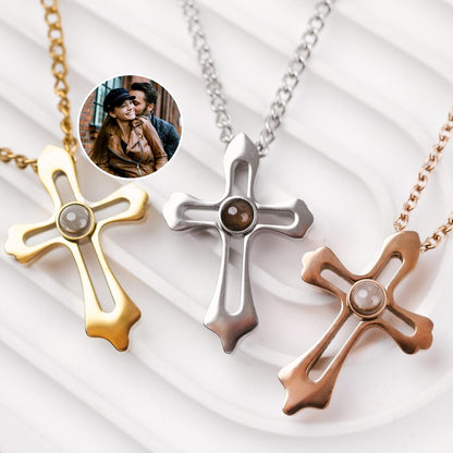 Personalized Projection Holy Bible Necklace