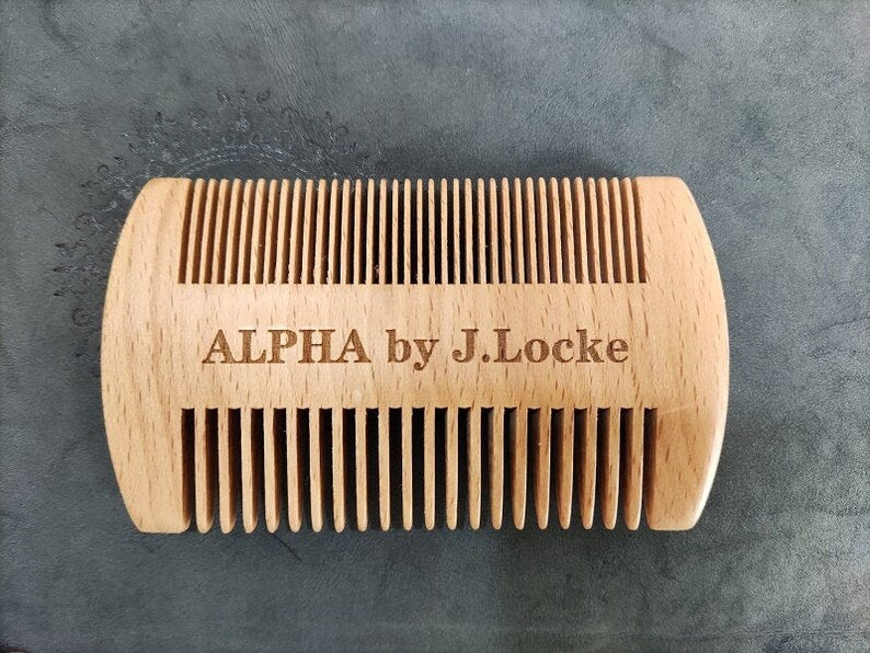 Engrave Your Logo - Wood Comb
