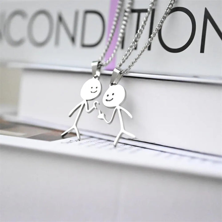 MIDDLE FINGER OR HALF LOVE NECKLACE