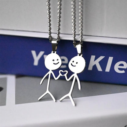 MIDDLE FINGER OR HALF LOVE NECKLACE