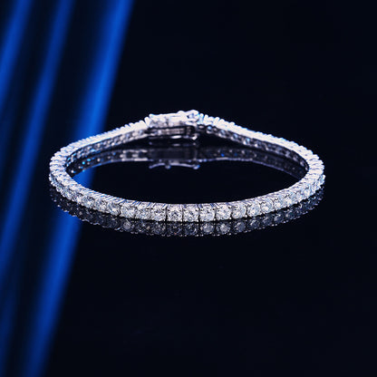Moissanite Silver Bracelet