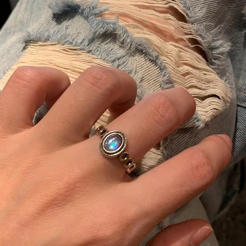 Gothic crown sterling silver ring (Adjustable)