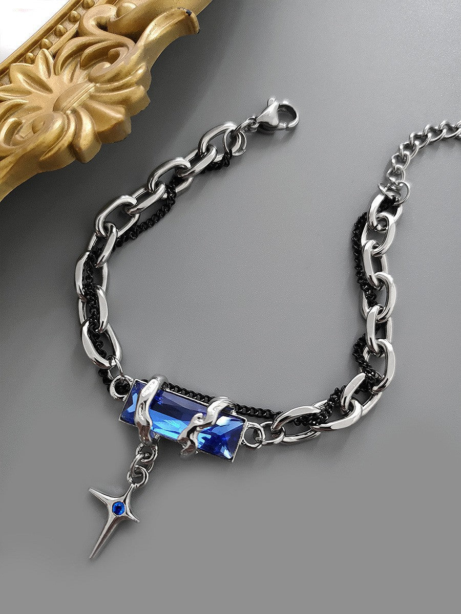 For Love - Titanium Steel Star Wrap Bracelet