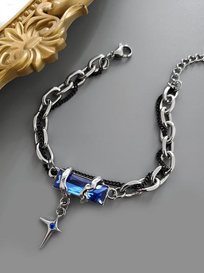 For Love - Titanium Steel Star Wrap Bracelet