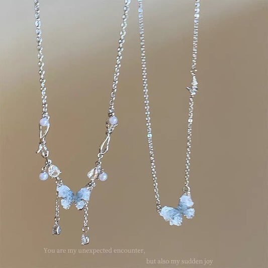 For Girls - Crystal Butterfly Necklace