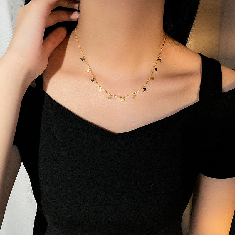 🦋Titanium Steel Chain Butterfly Clavicle Chain