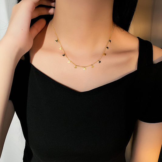 🦋Titanium Steel Chain Butterfly Clavicle Chain