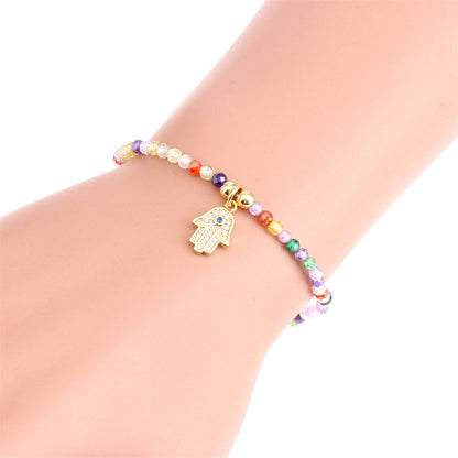 Mixed Color Handmade Stretch Bracelet