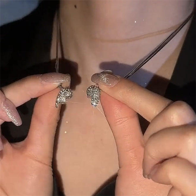 Magnetic Clasp Heart Necklace❤️