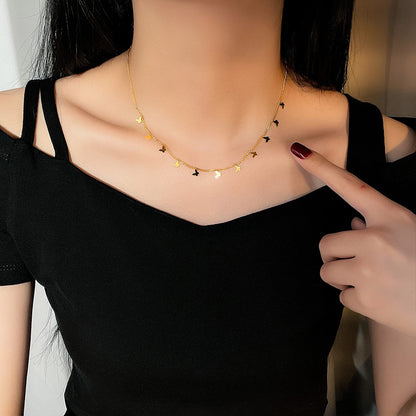 🦋Titanium Steel Chain Butterfly Clavicle Chain