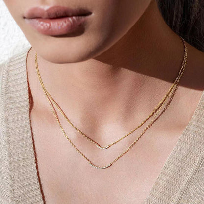 Simple Double Layer Necklace