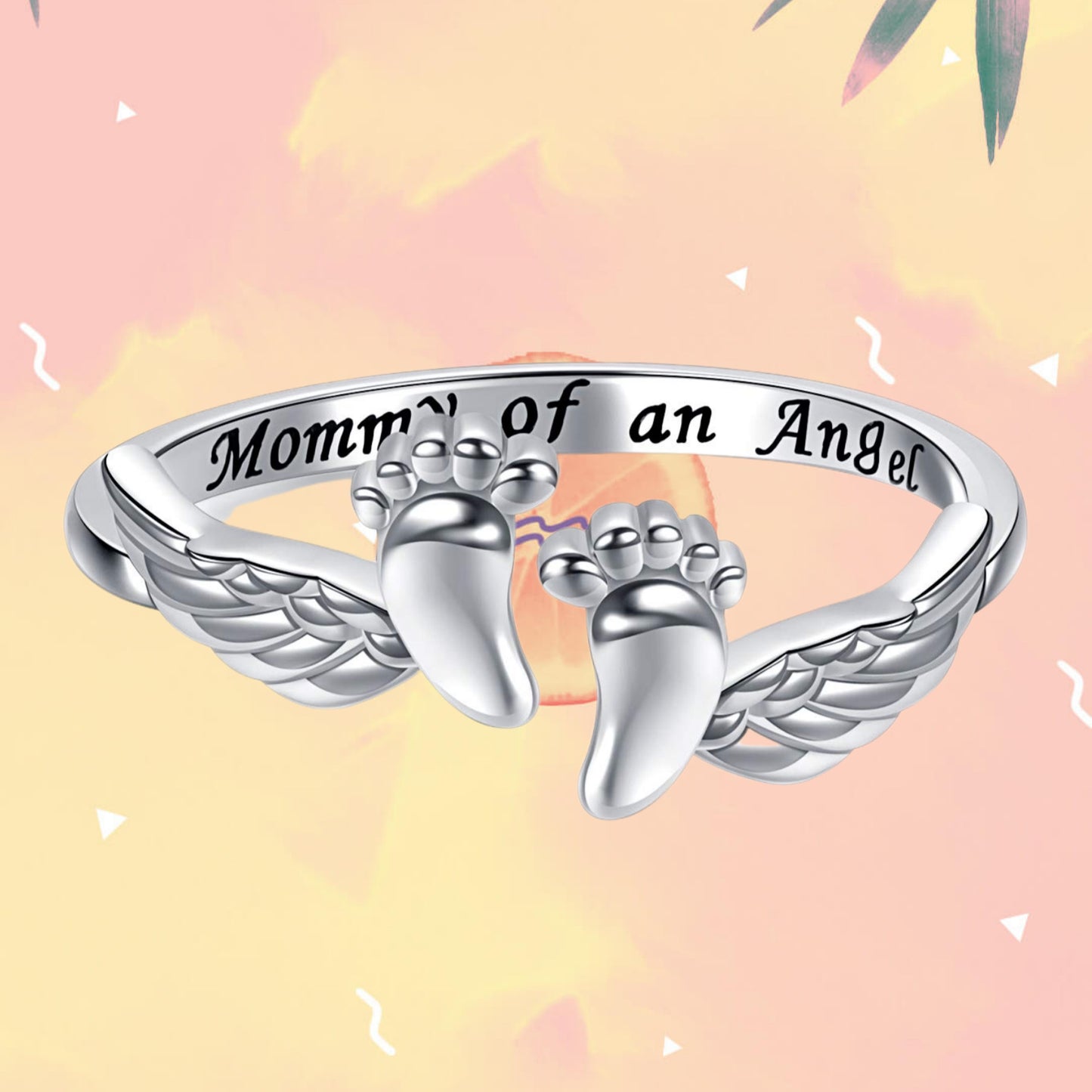 To My Mum-Mommy of an Angel Ring