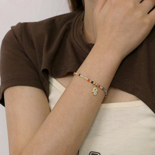 Mixed Color Handmade Stretch Bracelet