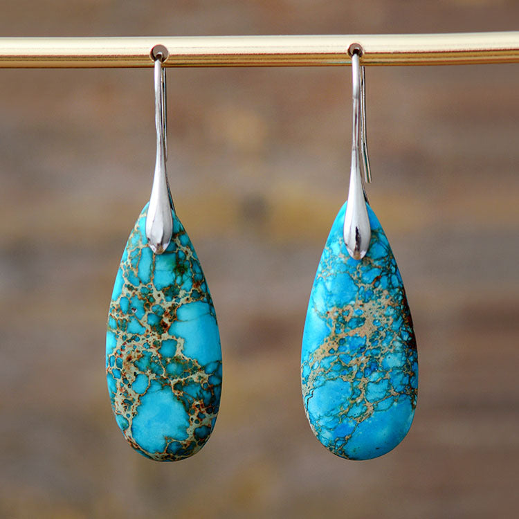 SPIRITUAL GREEN JASPER EARRINGS