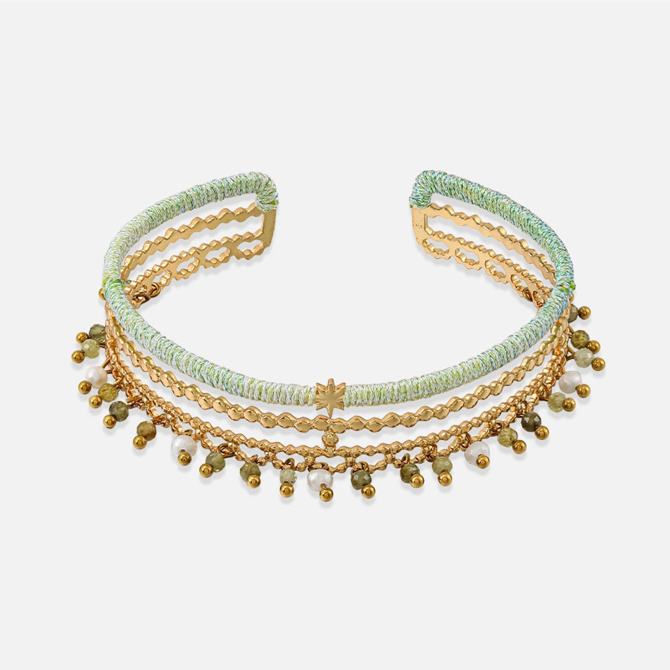 🌊Ocean Breeze Boho Cuff Bracelet- Bring the Ocean With You
