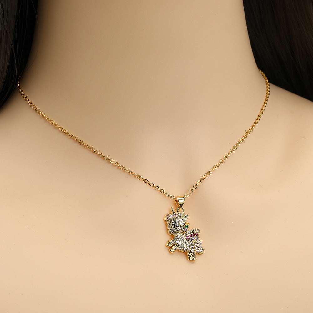 Rainbow Unicorn Necklace🌈