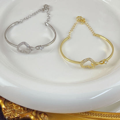 ALWAYS IN MY HEART - INFINITY HEART BRACELET