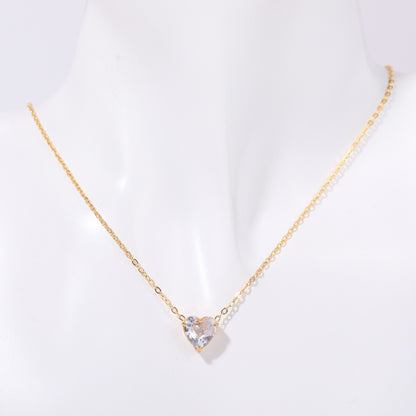Twelve - Month Birthstone Heart Pendant Necklace: A Love - Infused Treasure