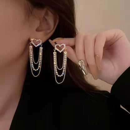 🎁Black Friday Sale🎁- Love tassel earrings