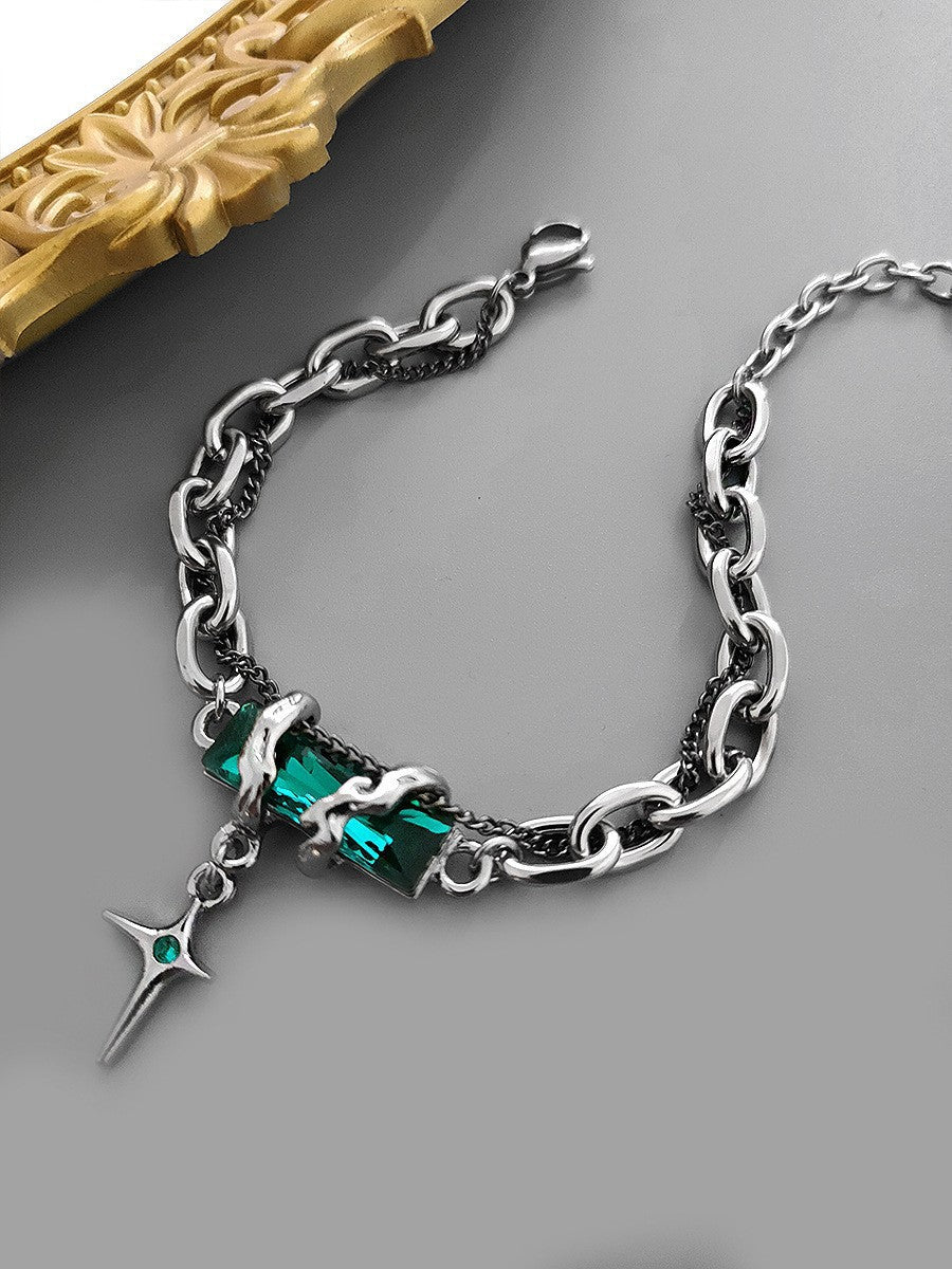 For Love - Titanium Steel Star Wrap Bracelet