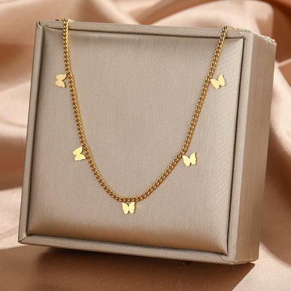 🦋Titanium Steel Chain Butterfly Clavicle Chain