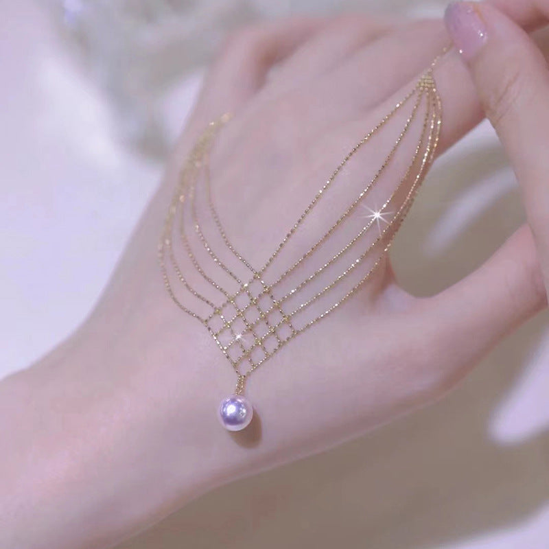 Lace Pearl Necklace