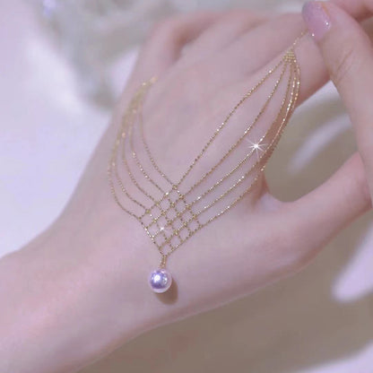 Lace Pearl Necklace