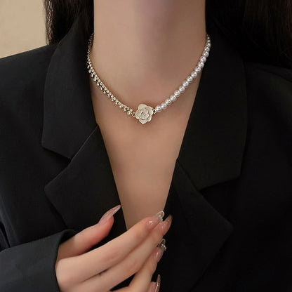 🌸Pearl Camellia Necklace