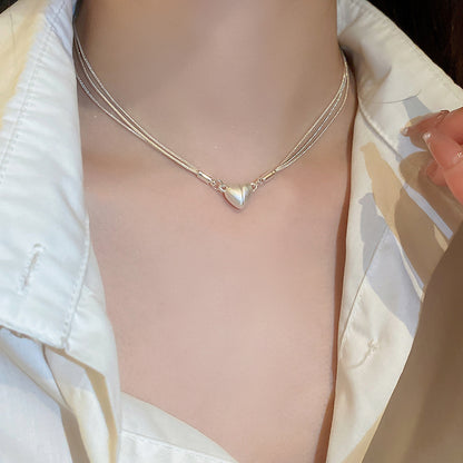 💖Heart Magnetic Buckle Necklace