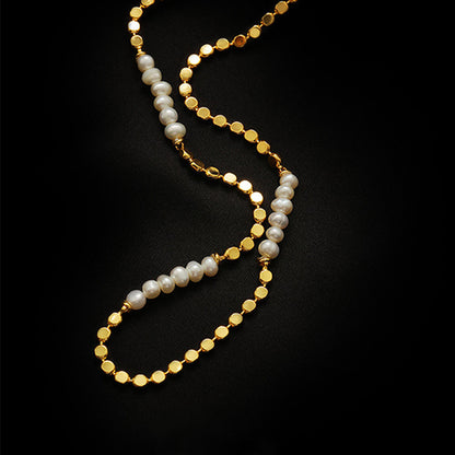 Pearl Patchwork Necklace