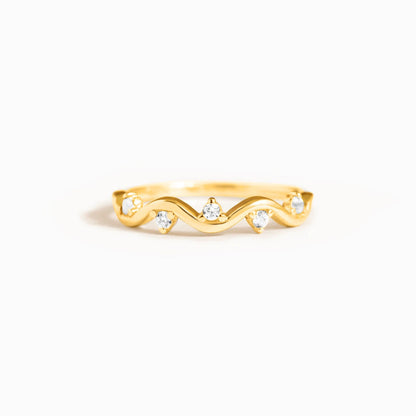 925 Sterling Silver Healing Is Not Linear Self Love Highs And Lows Wave Ring