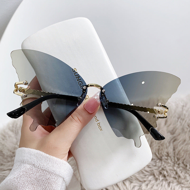 Gradient Color Butterfly Sunglasses