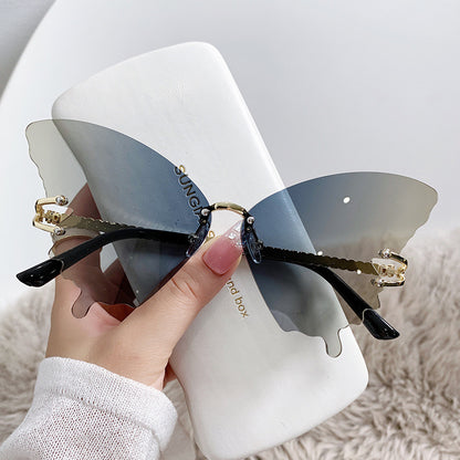 Gradient Color Butterfly Sunglasses