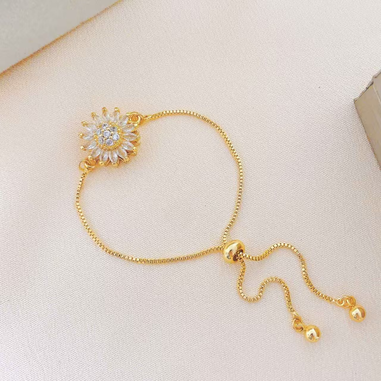 Spinning Sunflower Bracelet for Mom & Grandma | A Gift of Sunshine and Love